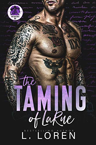 Book Cover The Taming of LaRue (Predators MC)