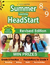 Book Cover Lumos Summer Learning HeadStart, Grade 8 to 9: Includes Engaging Activities, Math, Reading, Vocabulary, Writing and Language Practice: ... Resources for Students Starting High School