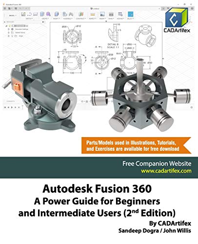 Book Cover Autodesk Fusion 360: A Power Guide for Beginners and Intermediate Users (2nd Edition)