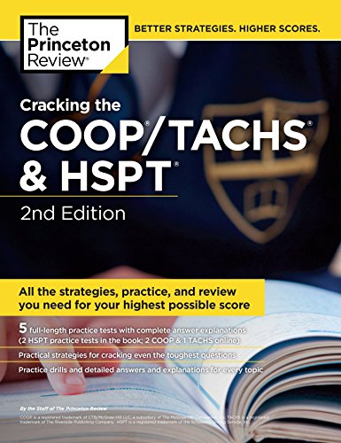 Book Cover Cracking the COOP/TACHS & HSPT, 2nd Edition: Strategies & Prep for the Catholic High School Entrance Exams (2016) (Private Test Preparation)