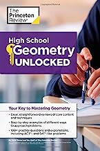 Book Cover High School Geometry Unlocked: Your Key to Mastering Geometry (High School Subject Review)