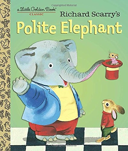 Book Cover Richard Scarry's Polite Elephant (Little Golden Book)