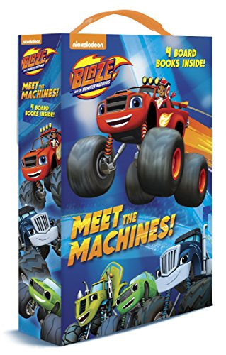 Book Cover Meet the Machines! (Blaze and the Monster Machines): 4 Board Books
