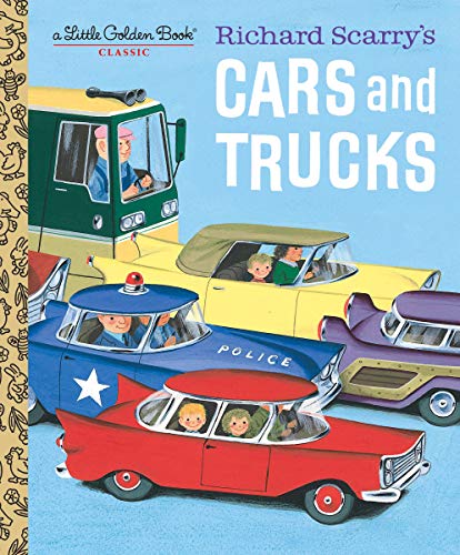 Book Cover Richard Scarry's Cars and Trucks (Little Golden Book)
