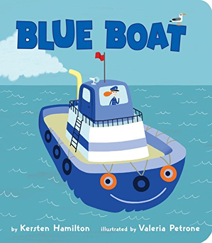 Book Cover Blue Boat