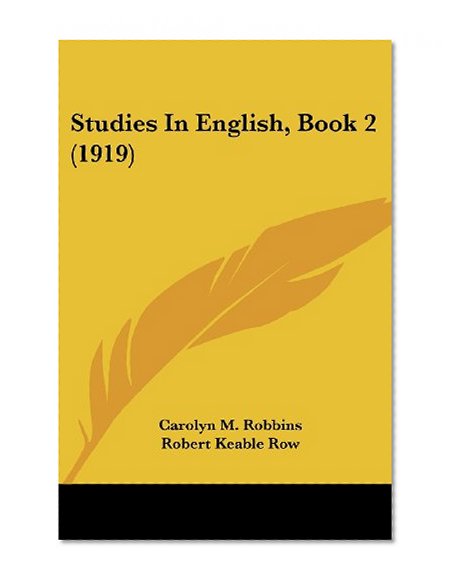 Studies In English, Book 2 (1919)