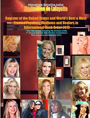 Register of the United States and World’s Best and Most Trusted Psychics Mediums and Healers
