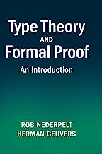 Book Cover Type Theory and Formal Proof: An Introduction