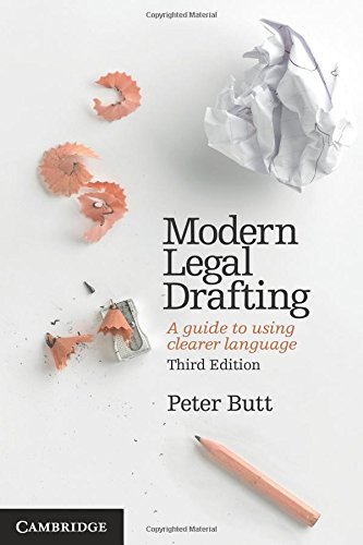 Book Cover Modern Legal Drafting