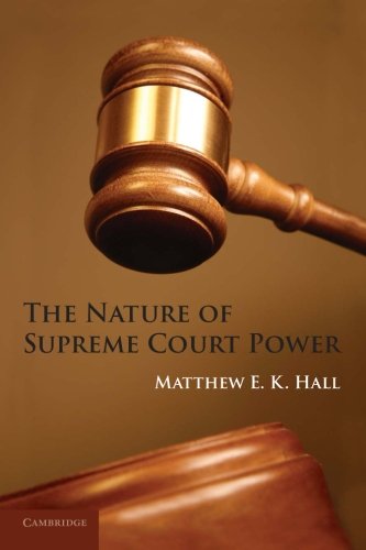 Book Cover The Nature of Supreme Court Power