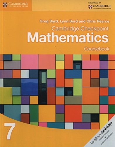 Book Cover Cambridge Checkpoint Mathematics Coursebook 7 (Cambridge International Examinations)