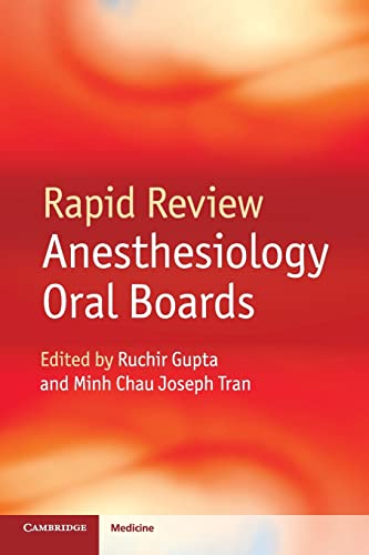 Book Cover Rapid Review Anesthesiology Oral Boards