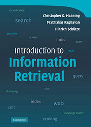 Book Cover Introduction to Information Retrieval South Asian Edition