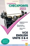 Cambridge Checkpoints VCE English Units 3 and 4 2013