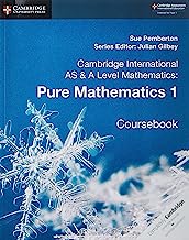 Book Cover Cambridge International AS & A Level Mathematics: Pure Mathematics 1 Coursebook