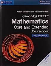 Book Cover Cambridge IGCSE® Mathematics Core and Extended Coursebook (Cambridge International IGCSE)