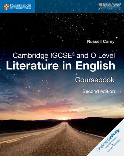 Book Cover Cambridge IGCSEÂ® and O Level Literature in English Coursebook (Cambridge International IGCSE)