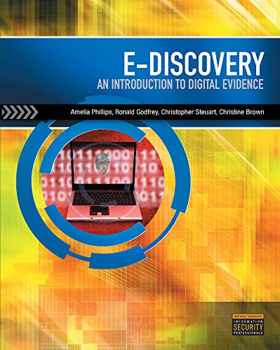 Book Cover E-Discovery: An Introduction to Digital Evidence (with DVD)