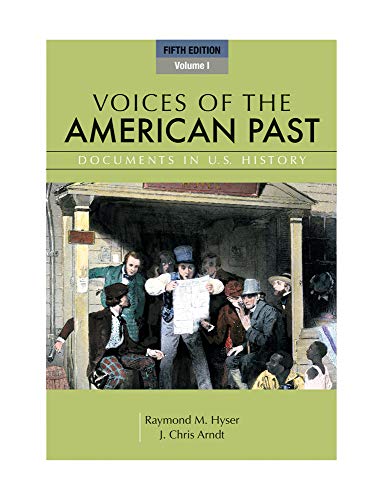 Book Cover Voices of the American Past, Volume I