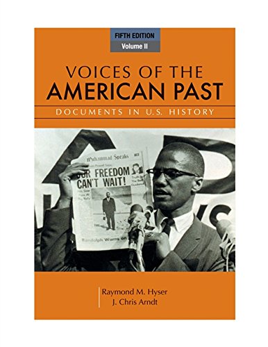 Book Cover Voices of the American Past, Volume II