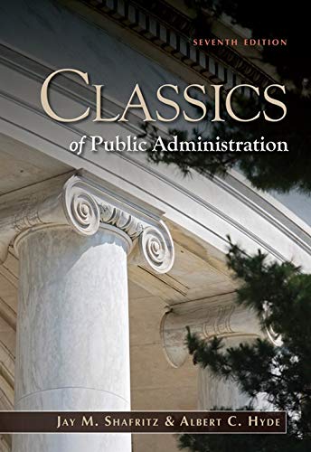 Book Cover Classics of Public Administration