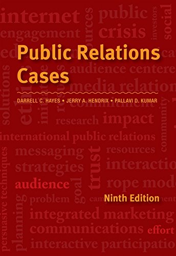 Book Cover Public Relations Cases