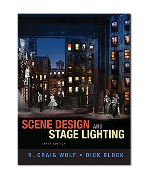 Book Cover Scene Design and Stage Lighting