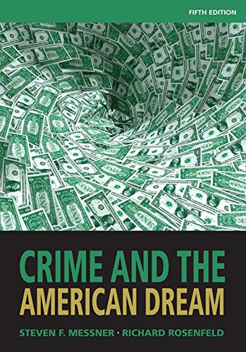 Book Cover Crime and the American Dream, 5th Edition