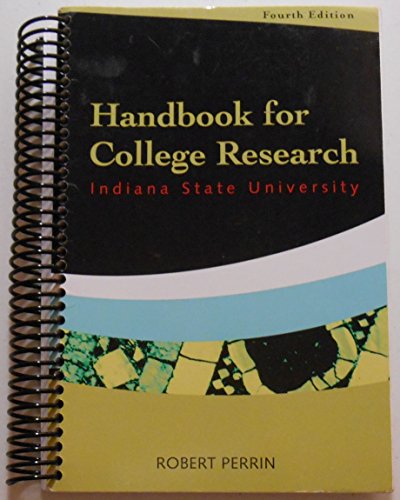 Book Cover Handbook for College Research - Fourth Edition