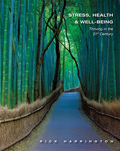 Book Cover Stress, Health and Well-Being: Thriving in the 21st Century