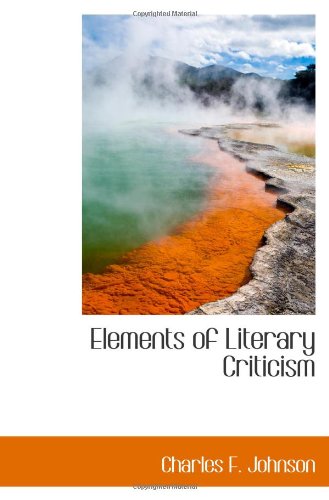 Elements of Literary Criticism