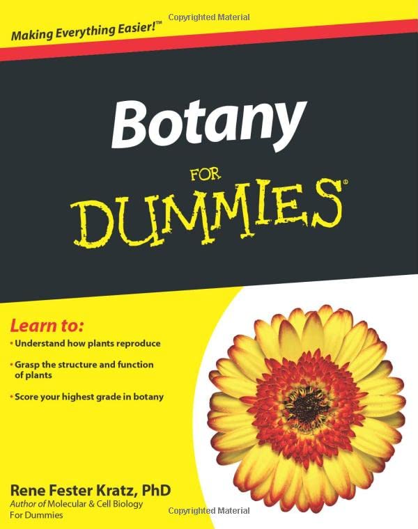 Book Cover Botany For Dummies