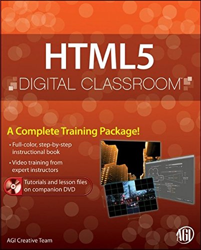 Book Cover HTML5 Digital Classroom, (Book and Video Training)