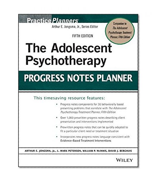 Book Cover The Adolescent Psychotherapy Progress Notes Planner (PracticePlanners)