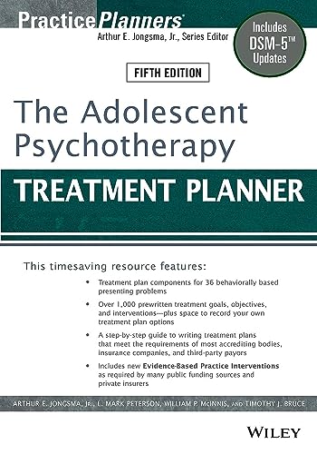 Book Cover The Adolescent Psychotherapy Treatment Planner: Includes DSM-5 Updates