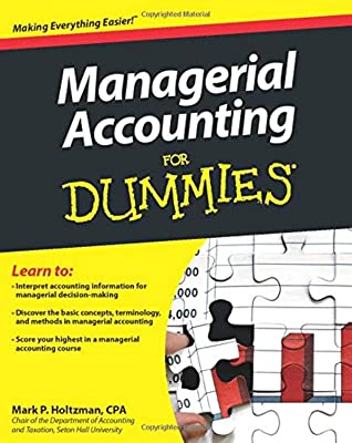 Book Cover Managerial Accounting For Dummies