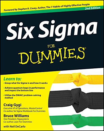 Book Cover Six Sigma For Dummies