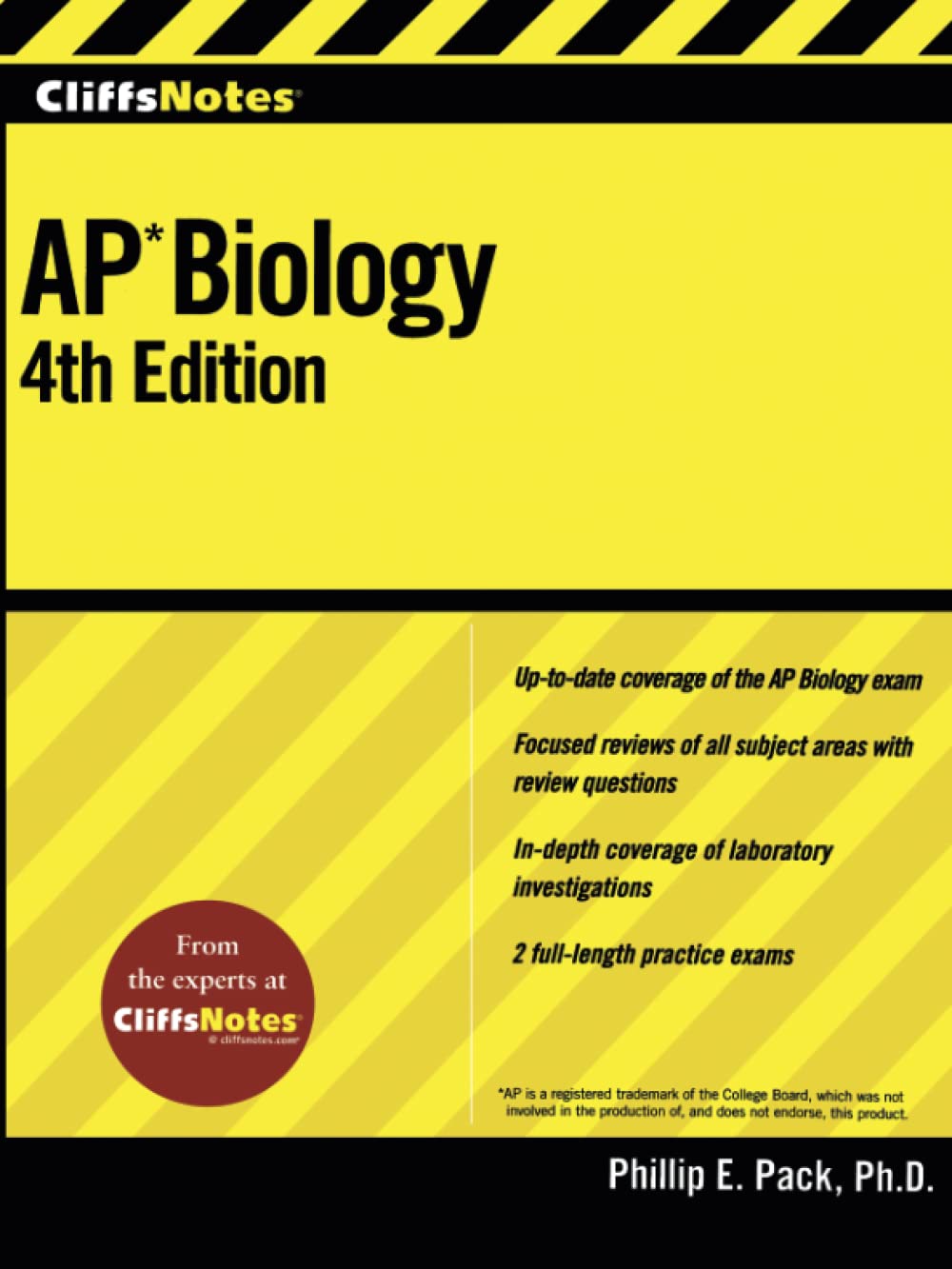 Book Cover CliffsNotes AP Biology: 4th Edition