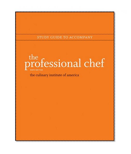 Book Cover Study Guide to accompany The Professional Chef, 9e