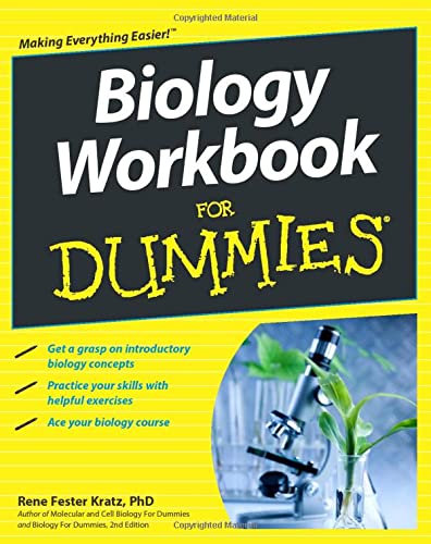 Book Cover Biology Workbook For Dummies