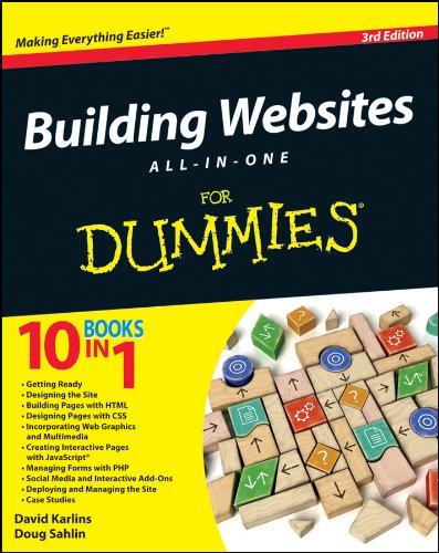 Book Cover Building Websites All-in-One For Dummies
