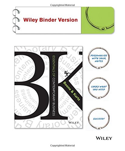 Book Cover Essentials of Contemporary Business, Binder Ready Version