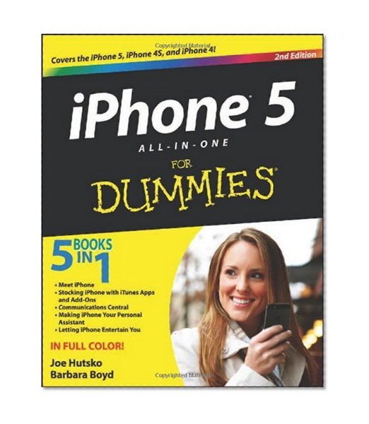 Book Cover iPhone 5 All-in-One For Dummies