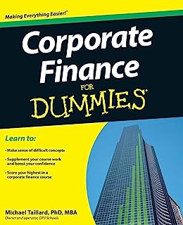 Book Cover Corporate Finance For Dummies