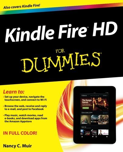 Book Cover Kindle Fire HD For Dummies
