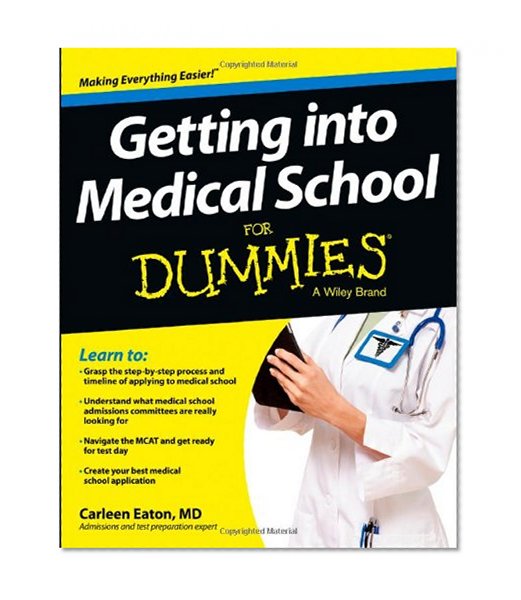Book Cover Getting into Medical School For Dummies