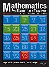 Book Cover Mathematics for Elementary Teachers: A Contemporary Approach