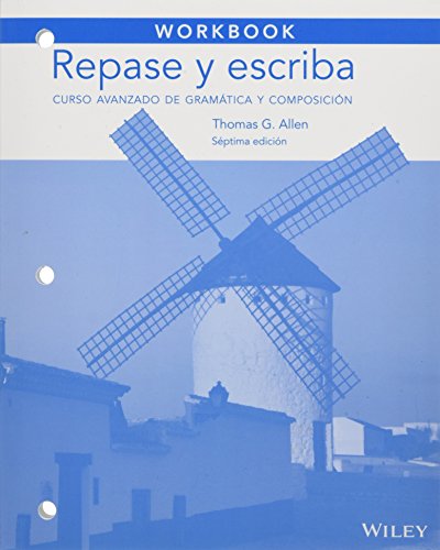 Book Cover Workbook to accompany Repase y escriba: Curso avanzado de gramÃ¡tica y composiciÃ³n