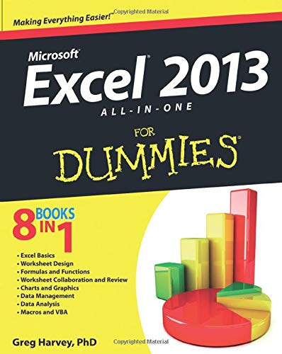 Book Cover Excel 2013 All-in-One For Dummies