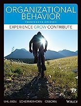 Book Cover Organizational Behavior, Binder Ready Version